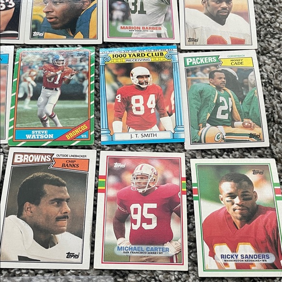 Topps NFL Football Vintage Player’s Cards Lot 32 Sanders/Harris More - Picture 3 of 11